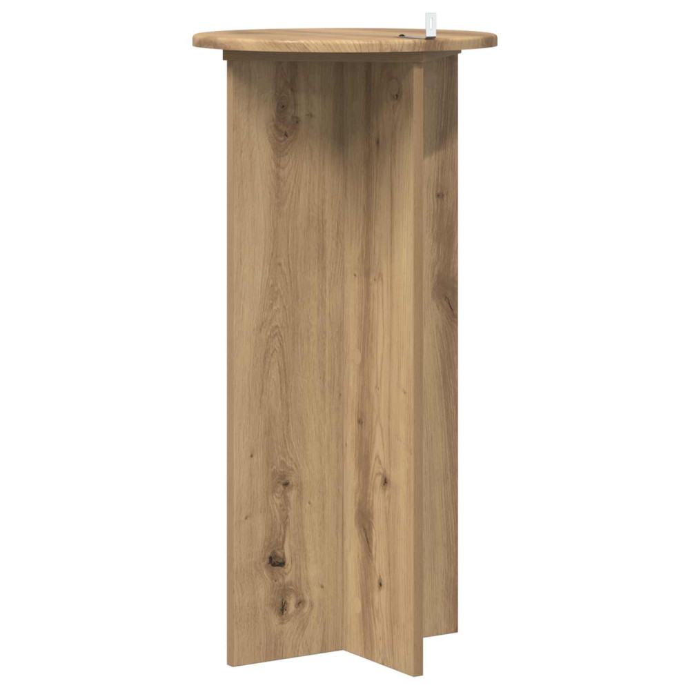 Produktbild för Växtställ 2 st Artisan-ek 40 x 40 x 80 cm Konstruerat trä