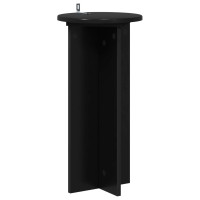 Produktbild för Växtställ 2 pcs Svart 29,5 x 29,5 x 60 cm Konstruerat trä