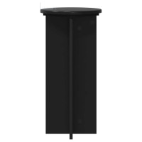 Produktbild för Växtställ 2 pcs Svart 29,5 x 29,5 x 60 cm Konstruerat trä