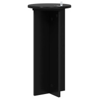 Produktbild för Växtställ 2 pcs Svart 29,5 x 29,5 x 60 cm Konstruerat trä