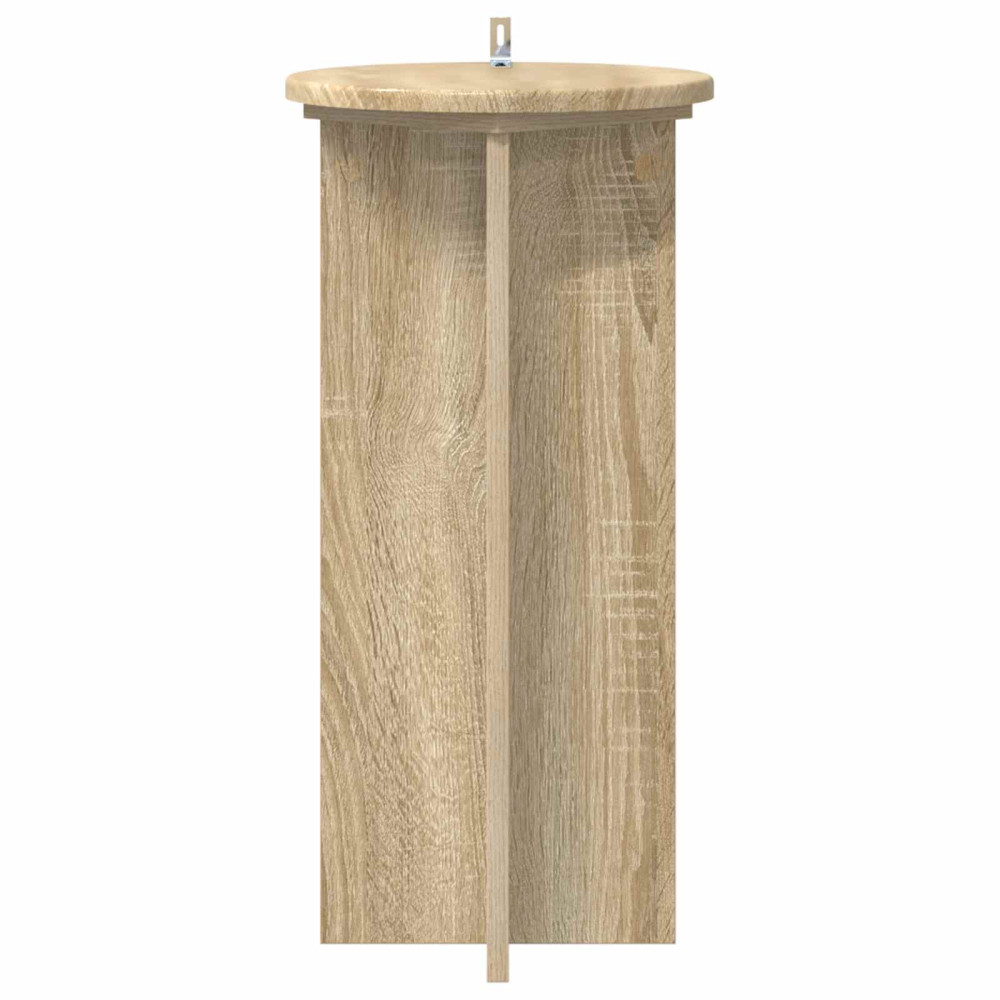 Produktbild för Växtställ 2 pcs Sonoma-ek 29,5 x 29,5 x 60 cm Konstruerat trä