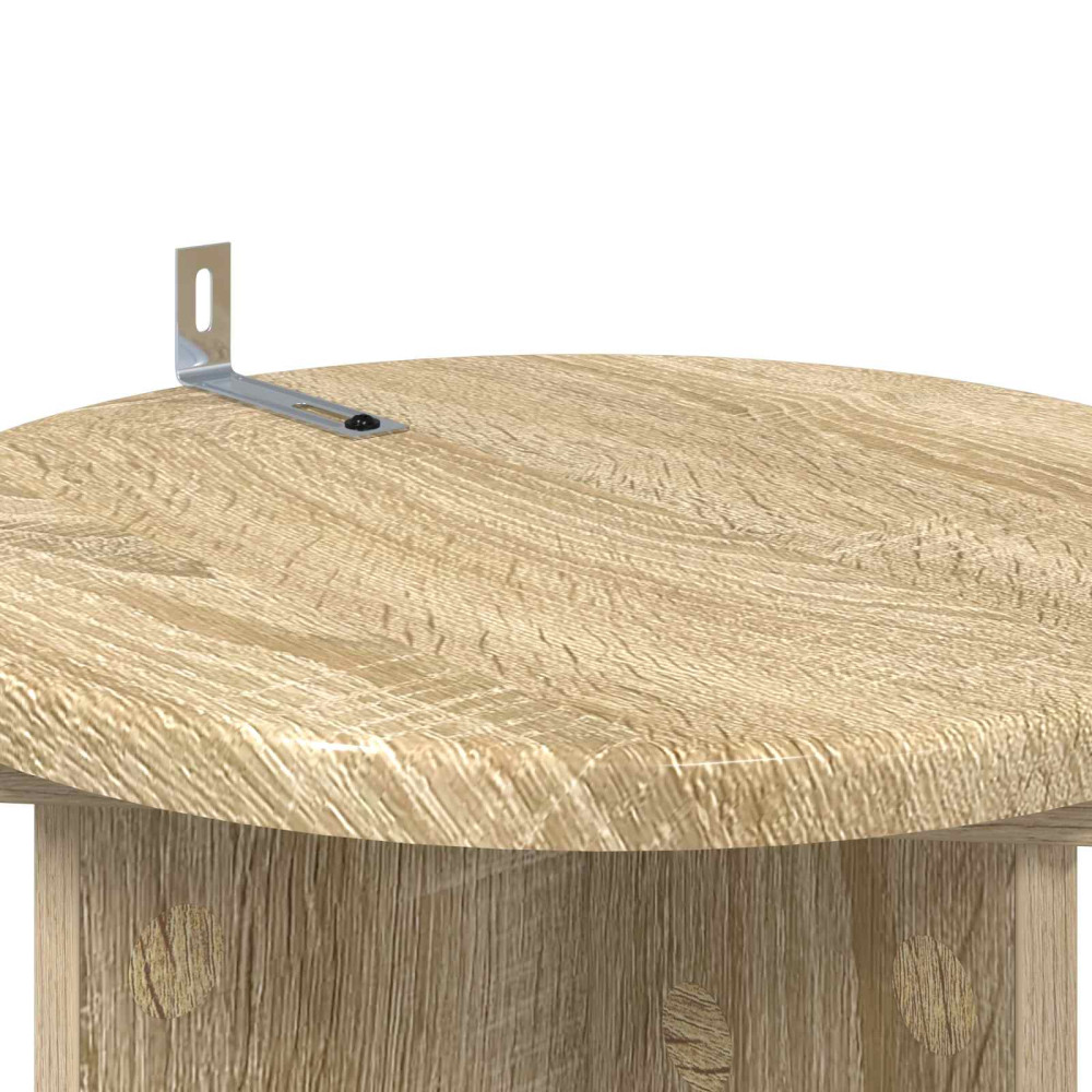 Produktbild för Växtställ 2 pcs Sonoma-ek 29,5 x 29,5 x 60 cm Konstruerat trä