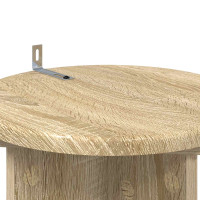 Produktbild för Växtställ 2 pcs Sonoma-ek 29,5 x 29,5 x 60 cm Konstruerat trä