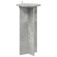 Produktbild för Växtställ 2 pcs Betonggrå 29,5 x 29,5 x 60 cm Konstruerat trä