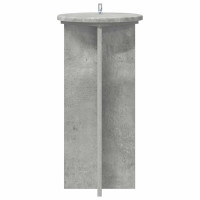Produktbild för Växtställ 2 pcs Betonggrå 29,5 x 29,5 x 60 cm Konstruerat trä