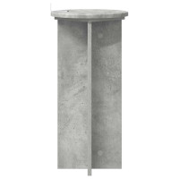Produktbild för Växtställ 2 pcs Betonggrå 29,5 x 29,5 x 60 cm Konstruerat trä
