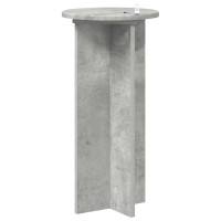 Produktbild för Växtställ 2 pcs Betonggrå 29,5 x 29,5 x 60 cm Konstruerat trä