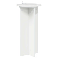 Produktbild för Växtställ 2 pcs Vit högglans 29,5 x 29,5 x 60 cm