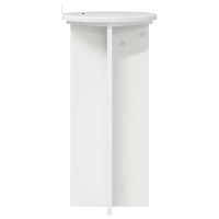 Produktbild för Växtställ 2 pcs Vit högglans 29,5 x 29,5 x 60 cm
