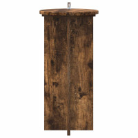Produktbild för Växtställ 2 pcs Rökt ek 29,5 x 29,5 x 60 cm Konstruerat trä