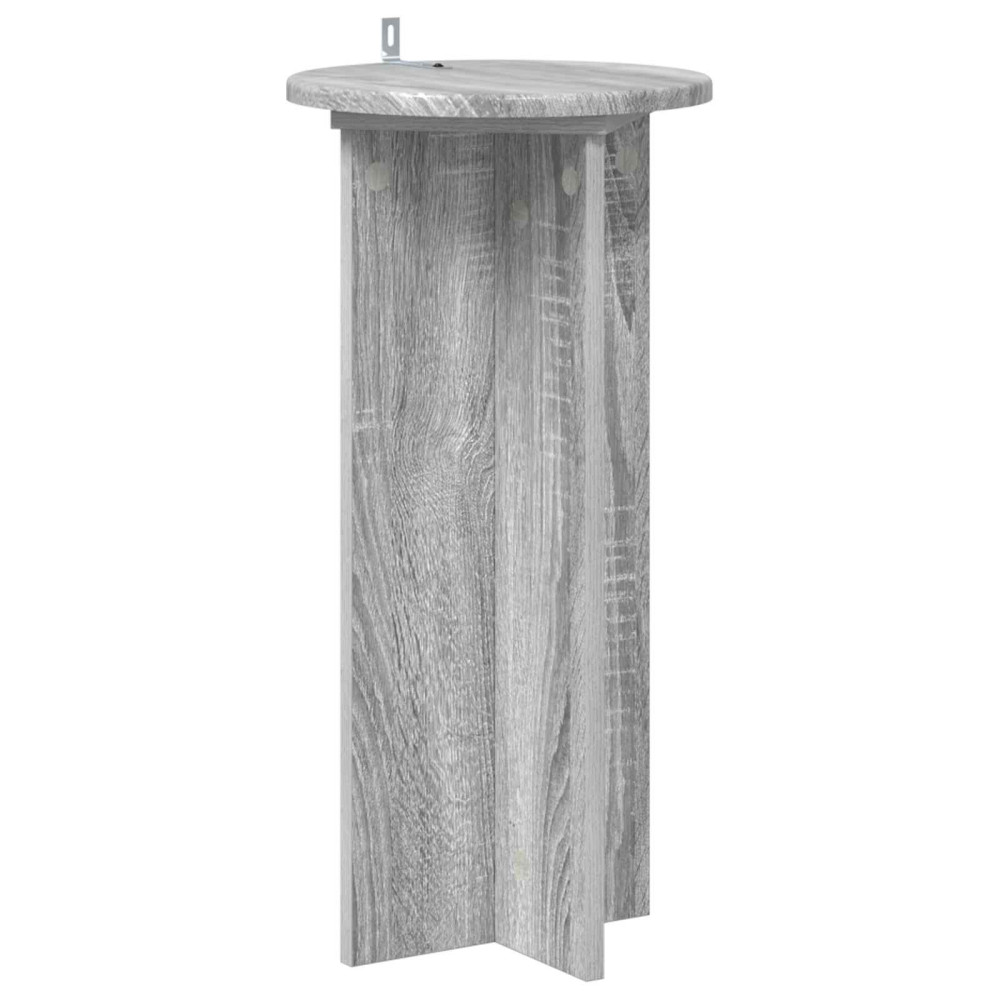 Produktbild för Växtställ 2 pcs Grå sonoma-ek 29,5 x 29,5 x 60 cm