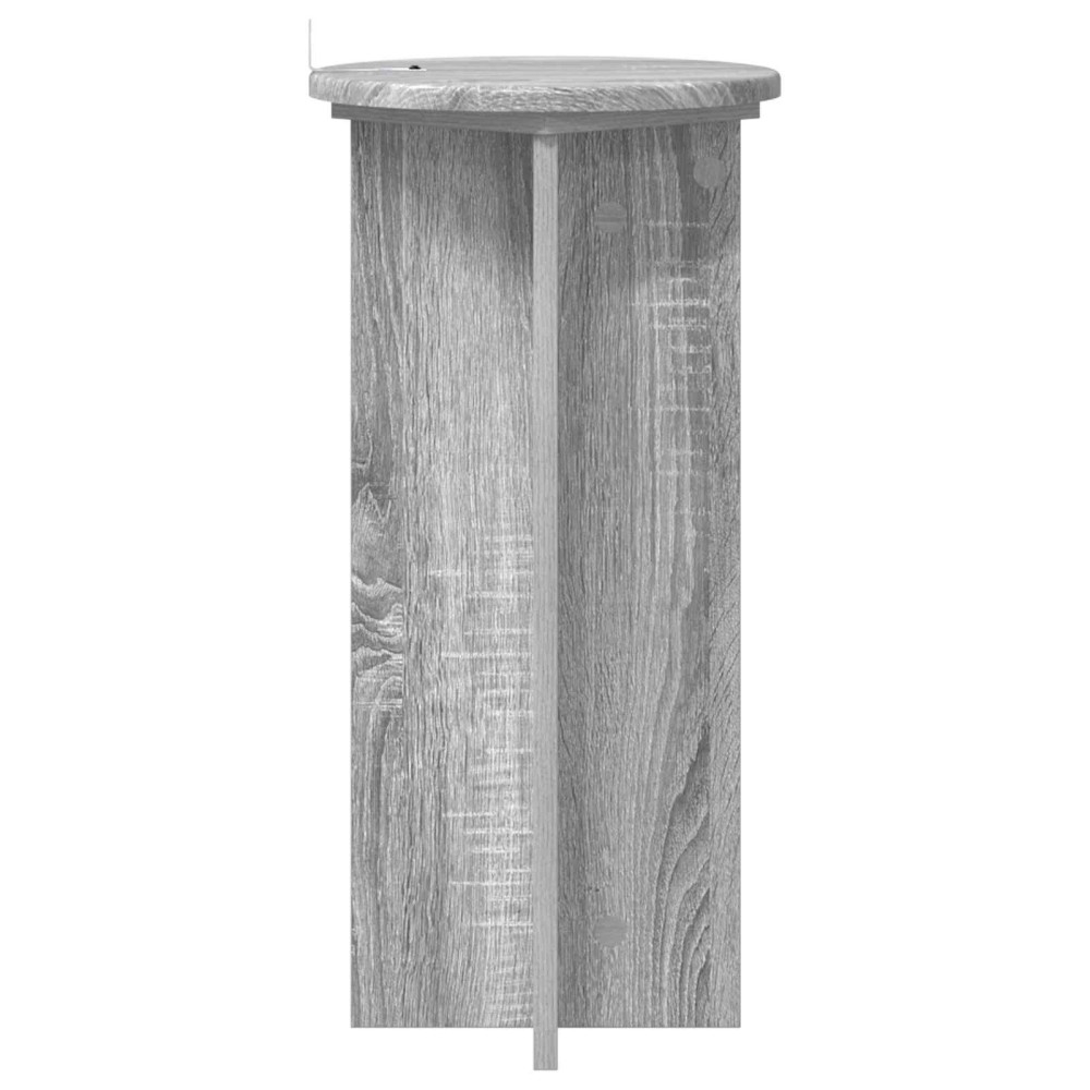 Produktbild för Växtställ 2 pcs Grå sonoma-ek 29,5 x 29,5 x 60 cm