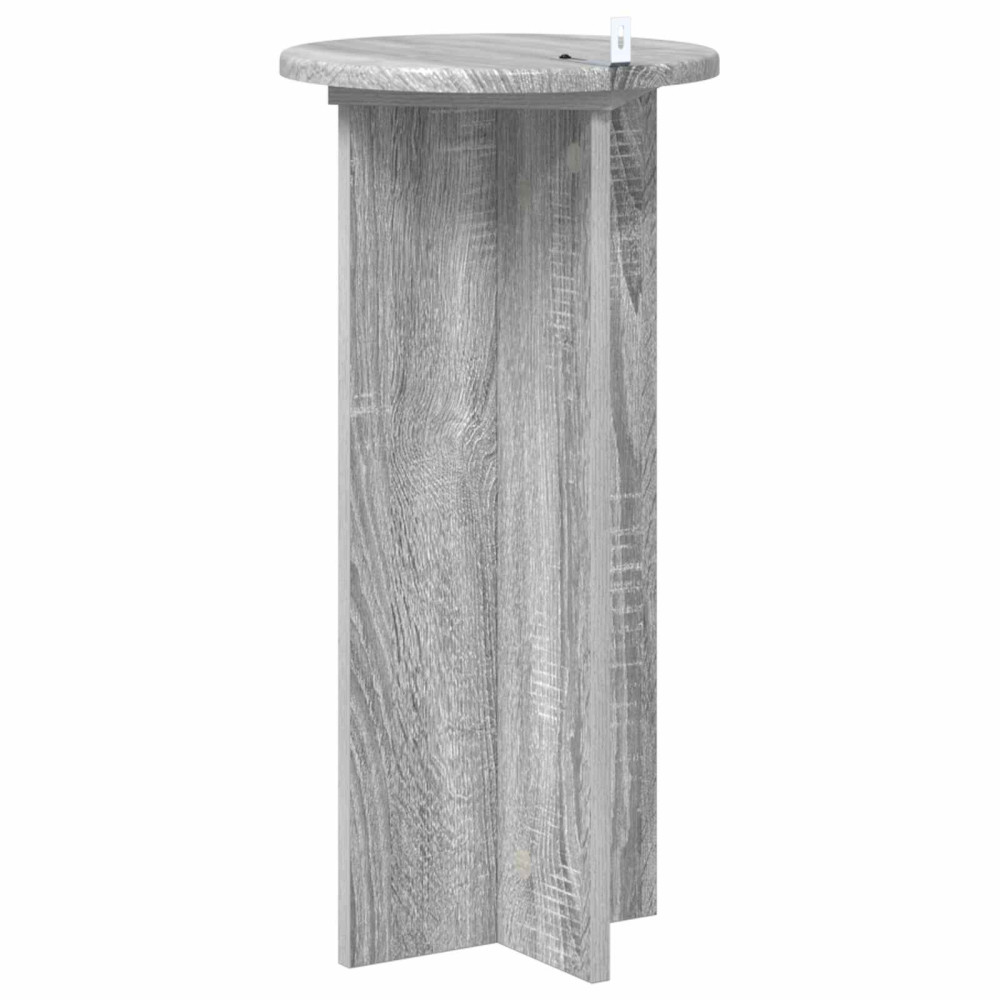 Produktbild för Växtställ 2 pcs Grå sonoma-ek 29,5 x 29,5 x 60 cm