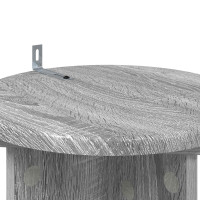 Produktbild för Växtställ 2 pcs Grå sonoma-ek 29,5 x 29,5 x 60 cm