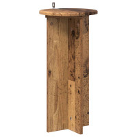 Produktbild för Växtställ 2 pcs Gammalt trä 29,5 x 29,5 x 60 cm Konstruerat trä