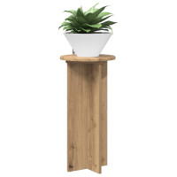 Produktbild för Växtställ 2 st Artisan-ek 29,5 x 29,5 x 60 cm Konstruerat trä