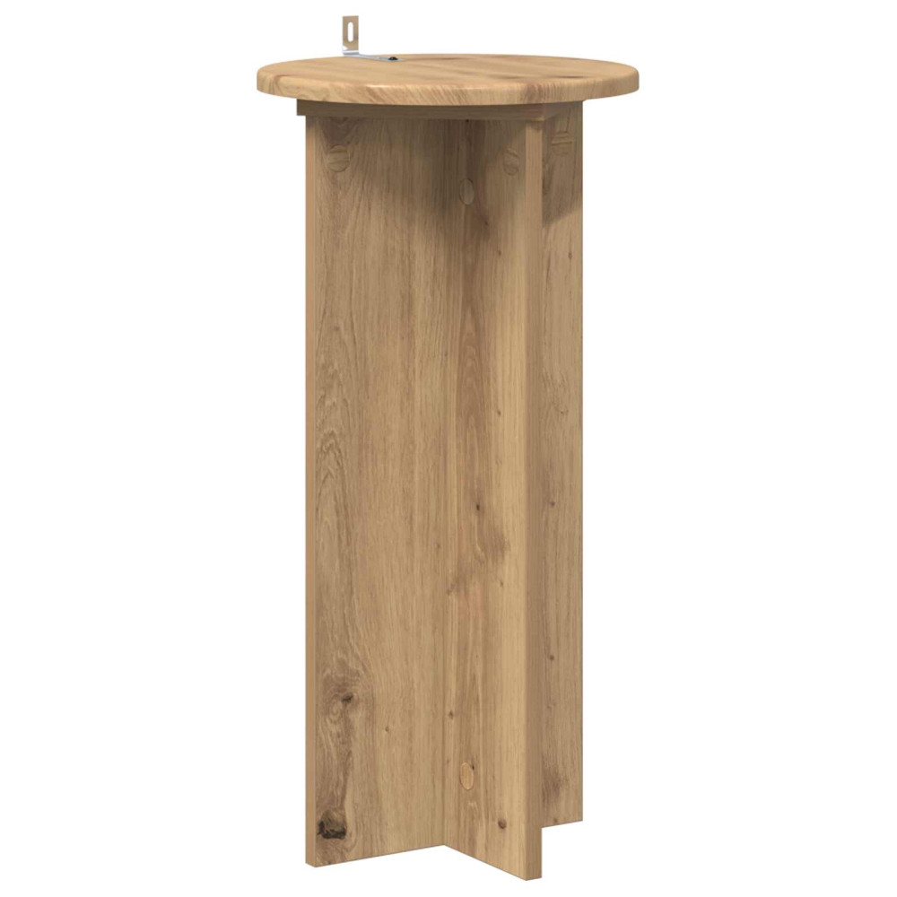 Produktbild för Växtställ 2 st Artisan-ek 29,5 x 29,5 x 60 cm Konstruerat trä