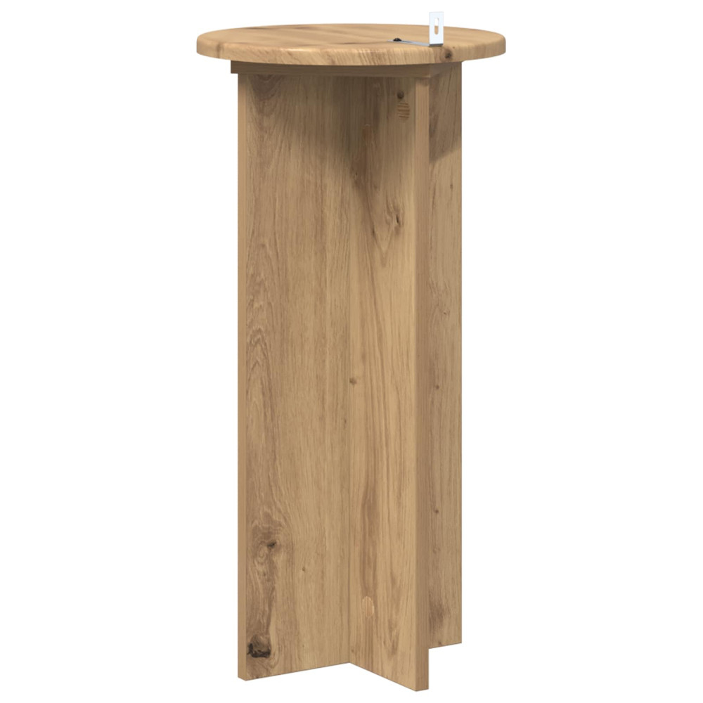 Produktbild för Växtställ 2 st Artisan-ek 29,5 x 29,5 x 60 cm Konstruerat trä