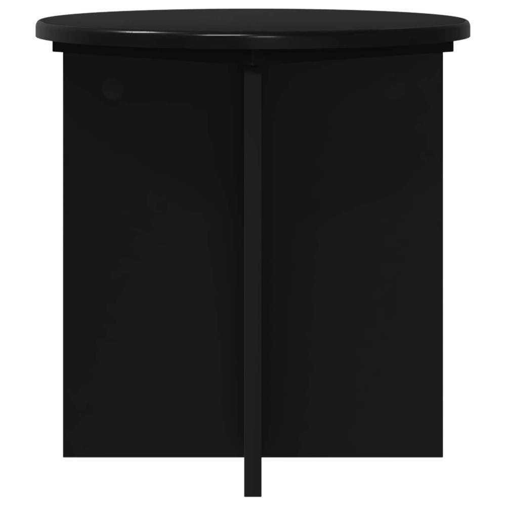 Produktbild för Växtställ 2 pcs Svart 40 x 40 x 40 cm Konstruerat trä