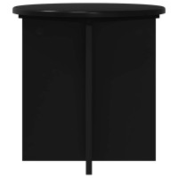 Produktbild för Växtställ 2 pcs Svart 40 x 40 x 40 cm Konstruerat trä