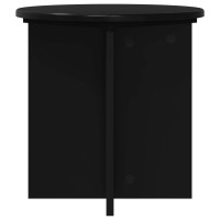 Produktbild för Växtställ 2 pcs Svart 40 x 40 x 40 cm Konstruerat trä