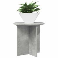 Produktbild för Växtställ 2 pcs Betonggrå 40 x 40 x 40 cm Konstruerat trä