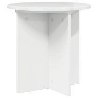 Produktbild för Växtställ 2 pcs Vit högglans 40 x 40 x 40 cm Konstruerat trä