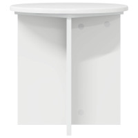 Produktbild för Växtställ 2 pcs Vit högglans 40 x 40 x 40 cm Konstruerat trä