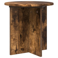 Produktbild för Växtställ 2 pcs Rökt ek 40 x 40 x 40 cm Konstruerat trä