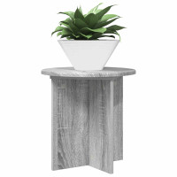 Produktbild för Växtställ 2 pcs Grå sonoma-ek 40 x 40 x 40 cm Konstruerat trä