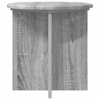 Produktbild för Växtställ 2 pcs Grå sonoma-ek 40 x 40 x 40 cm Konstruerat trä