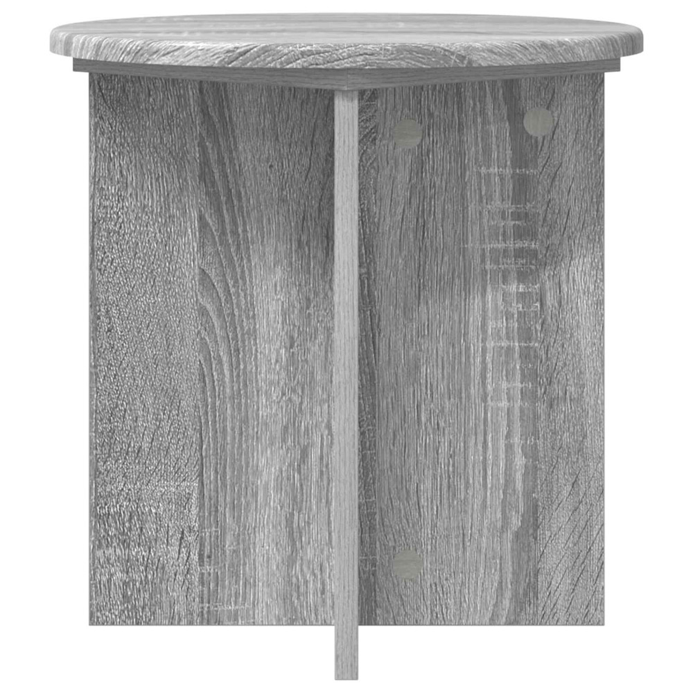 Produktbild för Växtställ 2 pcs Grå sonoma-ek 40 x 40 x 40 cm Konstruerat trä