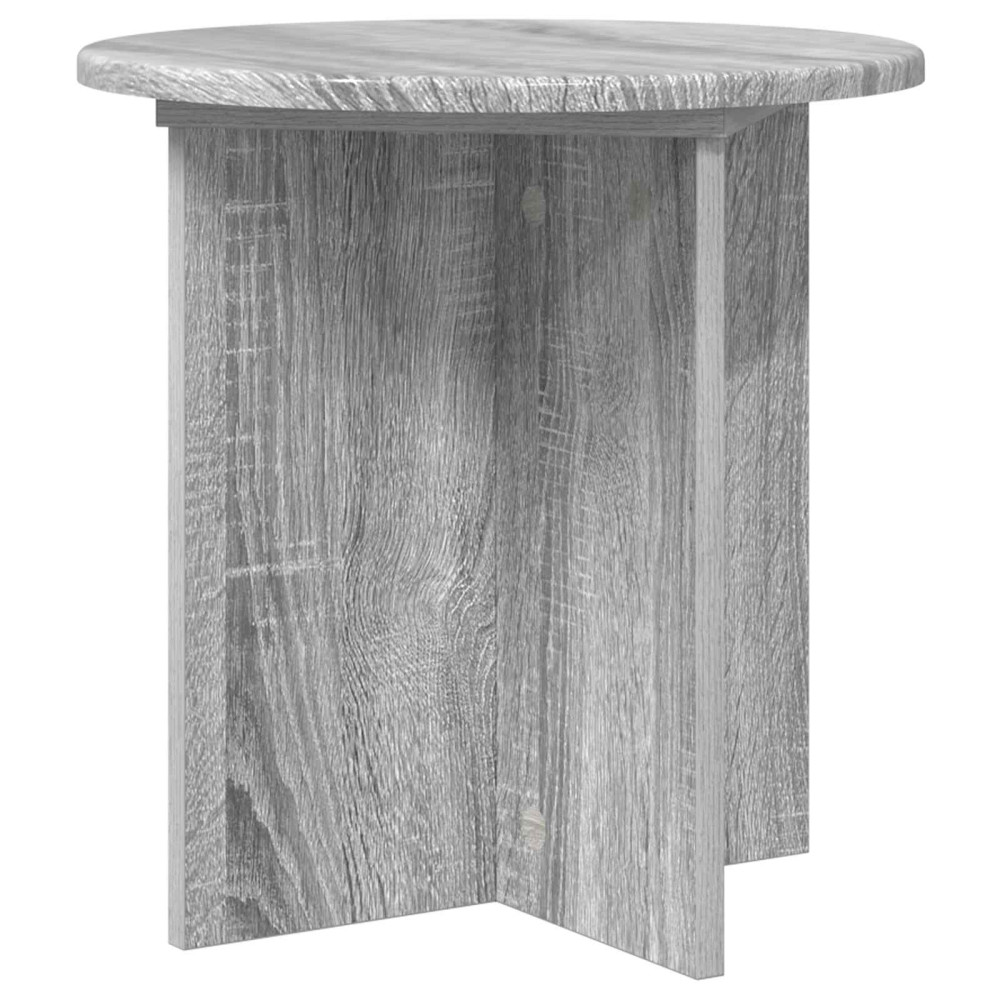 Produktbild för Växtställ 2 pcs Grå sonoma-ek 40 x 40 x 40 cm Konstruerat trä