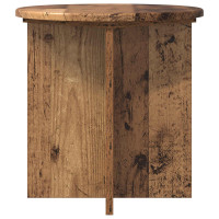 Produktbild för Växtställ 2 pcs Gammalt trä 40 x 40 x 40 cm Konstruerat trä