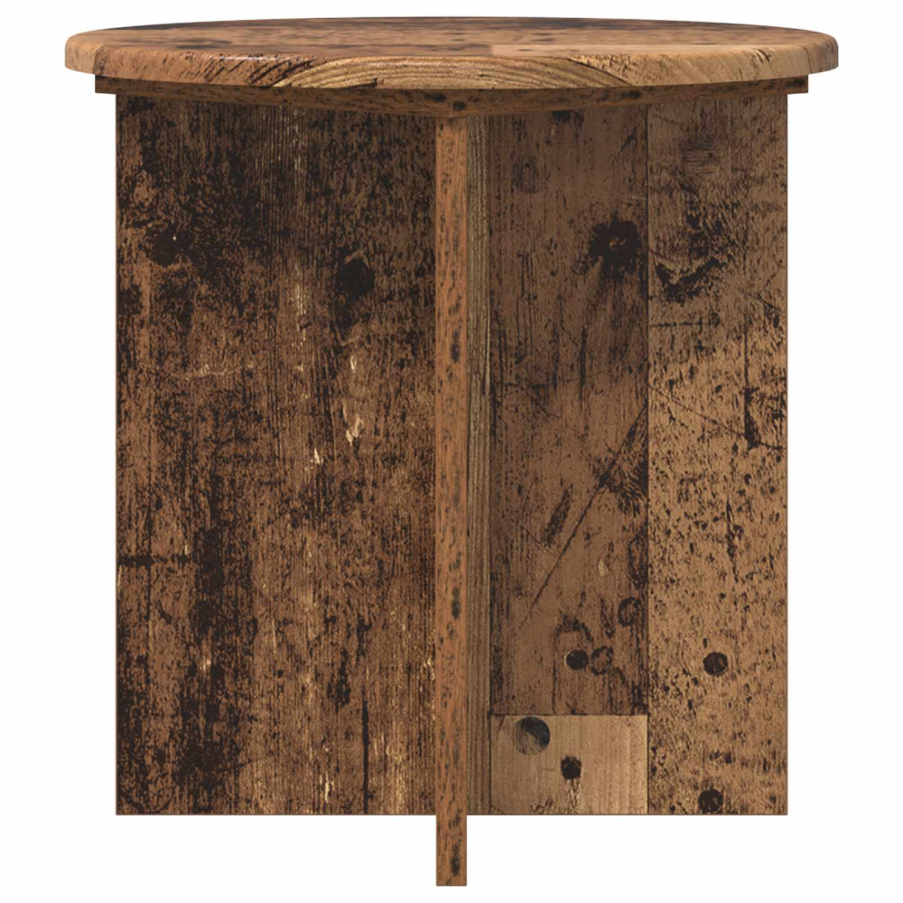 Produktbild för Växtställ 2 pcs Gammalt trä 40 x 40 x 40 cm Konstruerat trä
