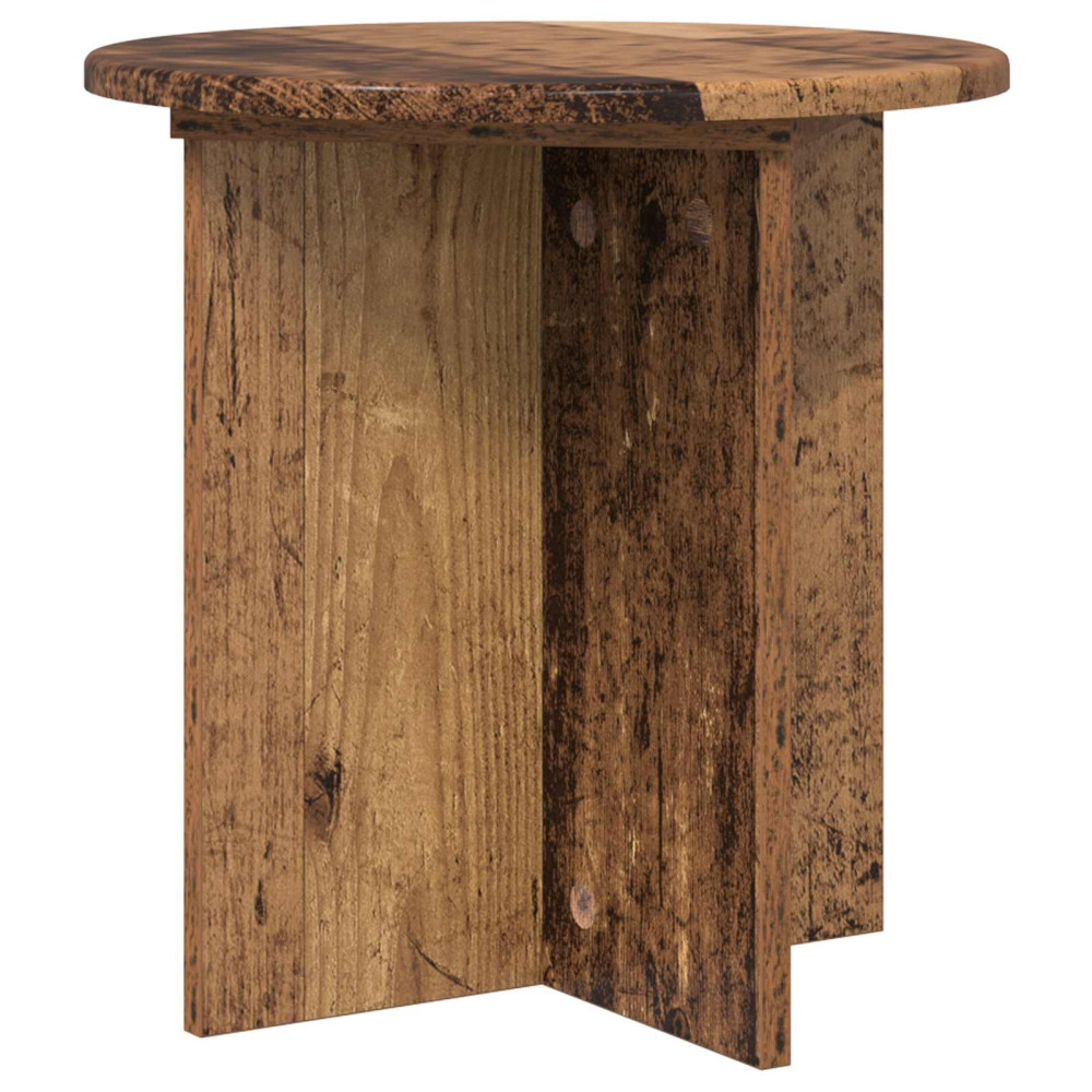 Produktbild för Växtställ 2 pcs Gammalt trä 40 x 40 x 40 cm Konstruerat trä
