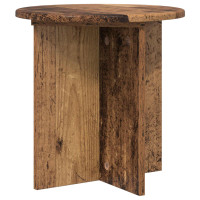 Produktbild för Växtställ 2 pcs Gammalt trä 40 x 40 x 40 cm Konstruerat trä