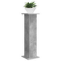 Produktbild för Växtställ 2 pcs Betonggrå 30,5 x 30 x 100,5 cm Konstruerat trä
