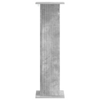Produktbild för Växtställ 2 pcs Betonggrå 30,5 x 30 x 100,5 cm Konstruerat trä