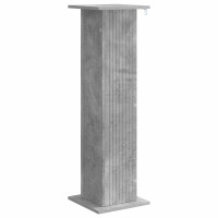 Produktbild för Växtställ 2 pcs Betonggrå 30,5 x 30 x 100,5 cm Konstruerat trä