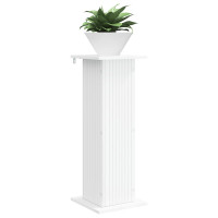Produktbild för Växtställ Vit 30,5 x 30 x 80,5 cm Konstruerat trä