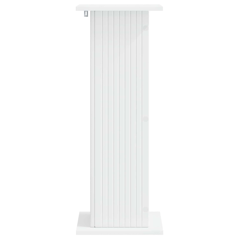 Produktbild för Växtställ Vit 30,5 x 30 x 80,5 cm Konstruerat trä
