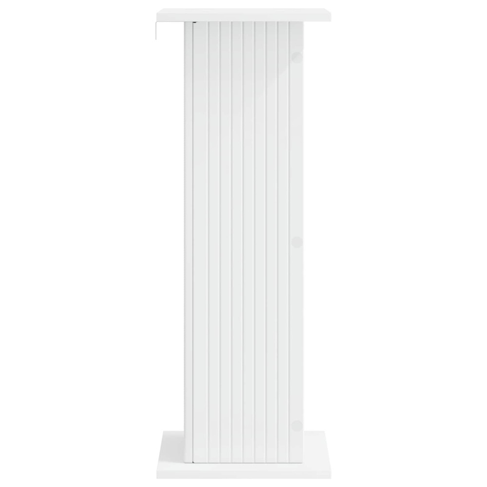 Produktbild för Växtställ Vit 30,5 x 30 x 80,5 cm Konstruerat trä