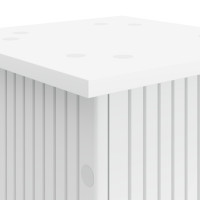 Produktbild för Växtställ Vit 30,5 x 30 x 80,5 cm Konstruerat trä