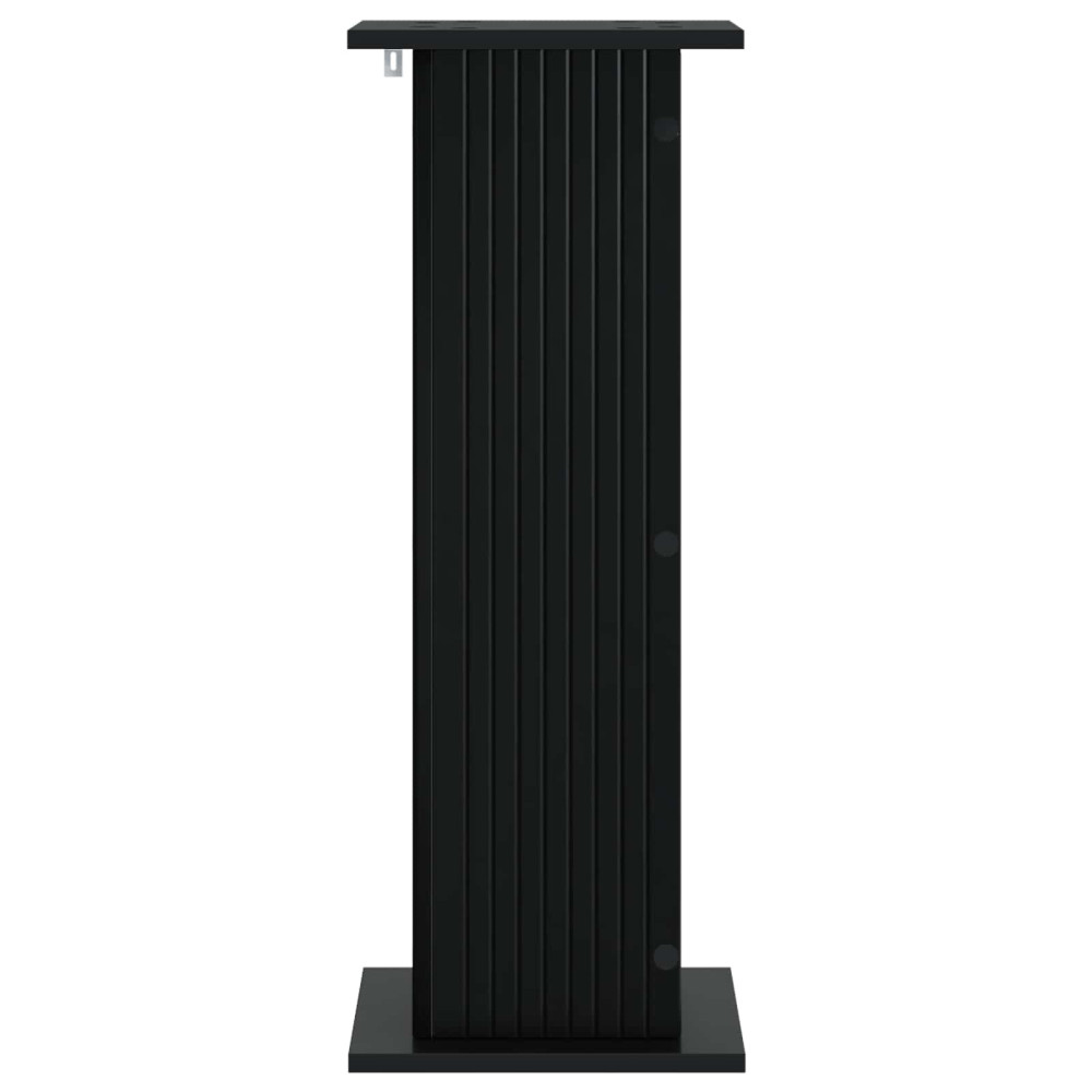 Produktbild för Växtställ Svart 30,5 x 30 x 80,5 cm Konstruerat trä