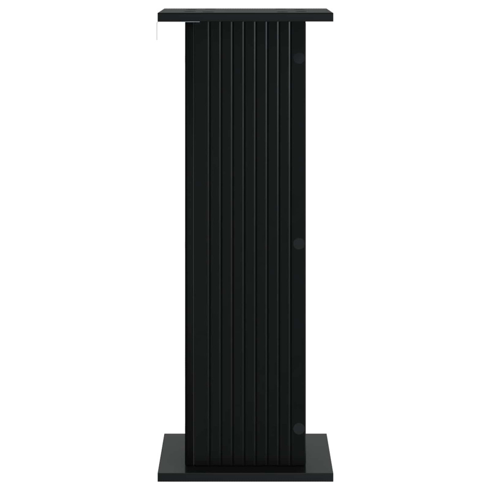 Produktbild för Växtställ Svart 30,5 x 30 x 80,5 cm Konstruerat trä