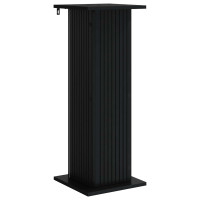Produktbild för Växtställ 2 pcs Svart 30,5 x 30 x 80,5 cm Konstruerat trä
