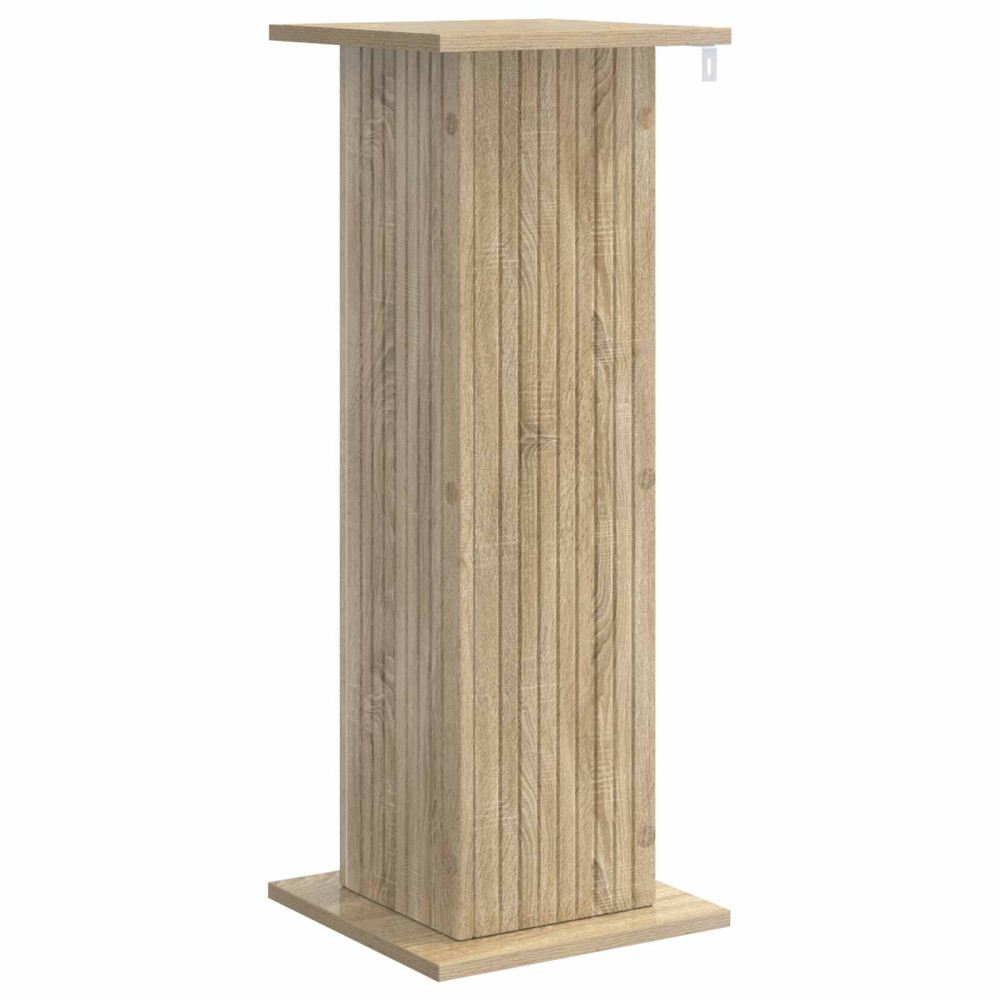 Produktbild för Växtställ Sonoma-ek 30,5 x 30 x 80,5 cm Konstruerat trä