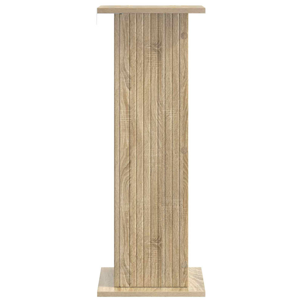Produktbild för Växtställ 2 pcs Sonoma-ek 30,5 x 30 x 80,5 cm Konstruerat trä