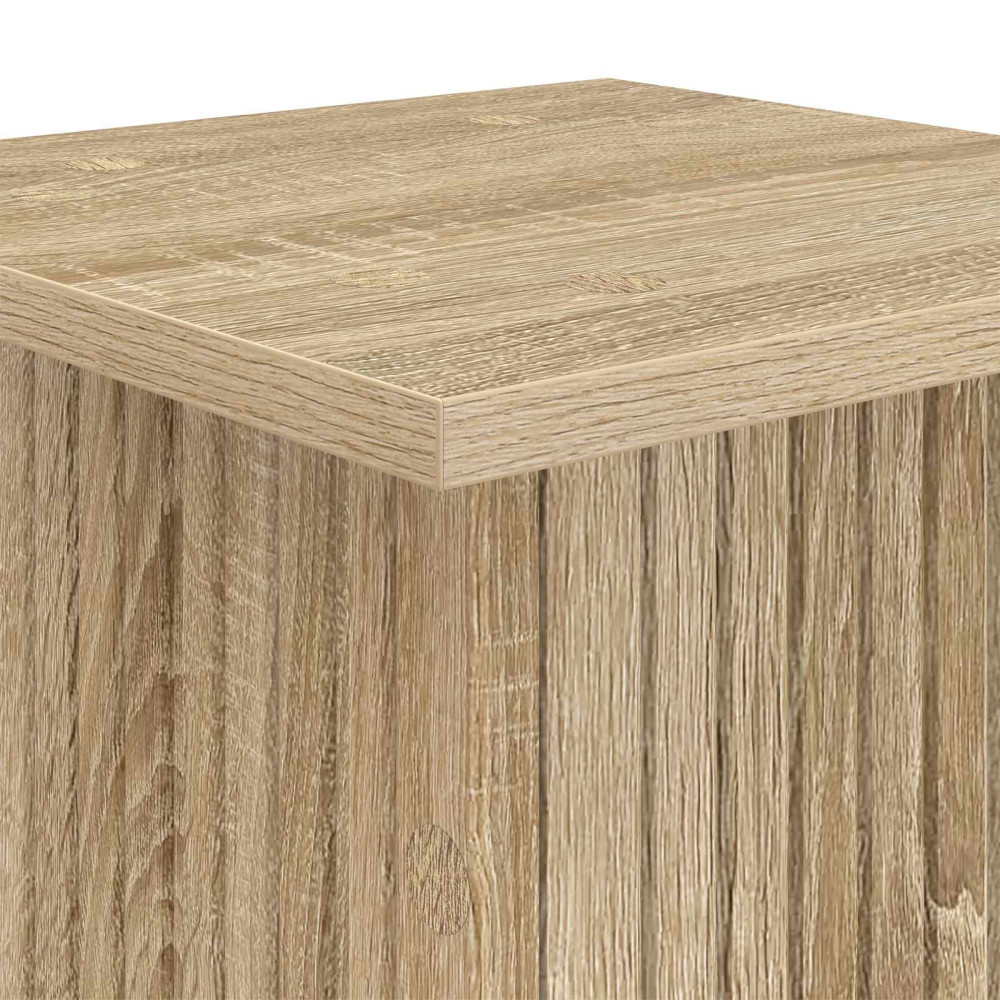Produktbild för Växtställ 2 pcs Sonoma-ek 30,5 x 30 x 80,5 cm Konstruerat trä